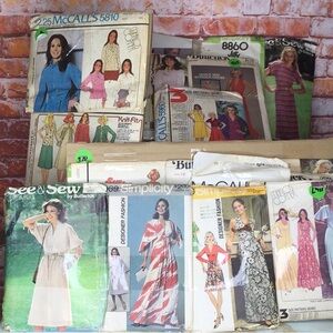 Vintage 70s Sewing Pattern Collection